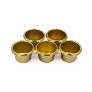 STEARINLYS HOLDER GOLD  5 STK