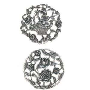 DEKORLOKK 2 STK BLOMSTER