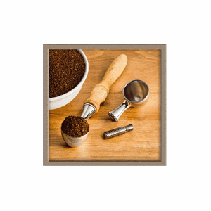 KAFFESKJE I KROM