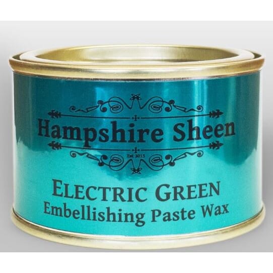 Hvordan på føre Hampshire Sheen Electric grønn pyntevoks sammen med gull pyntevoks.